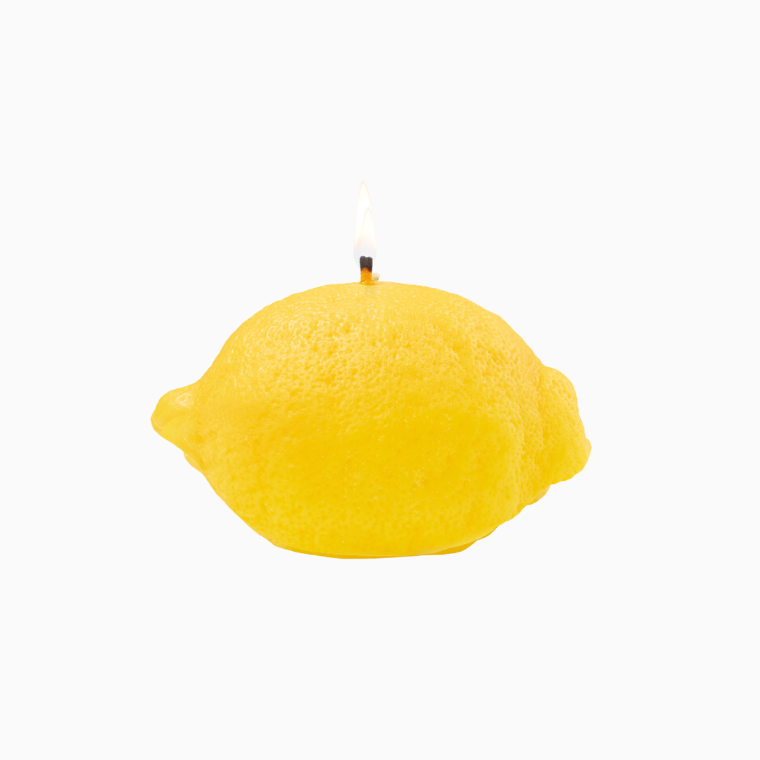 Scented Lemon Candle