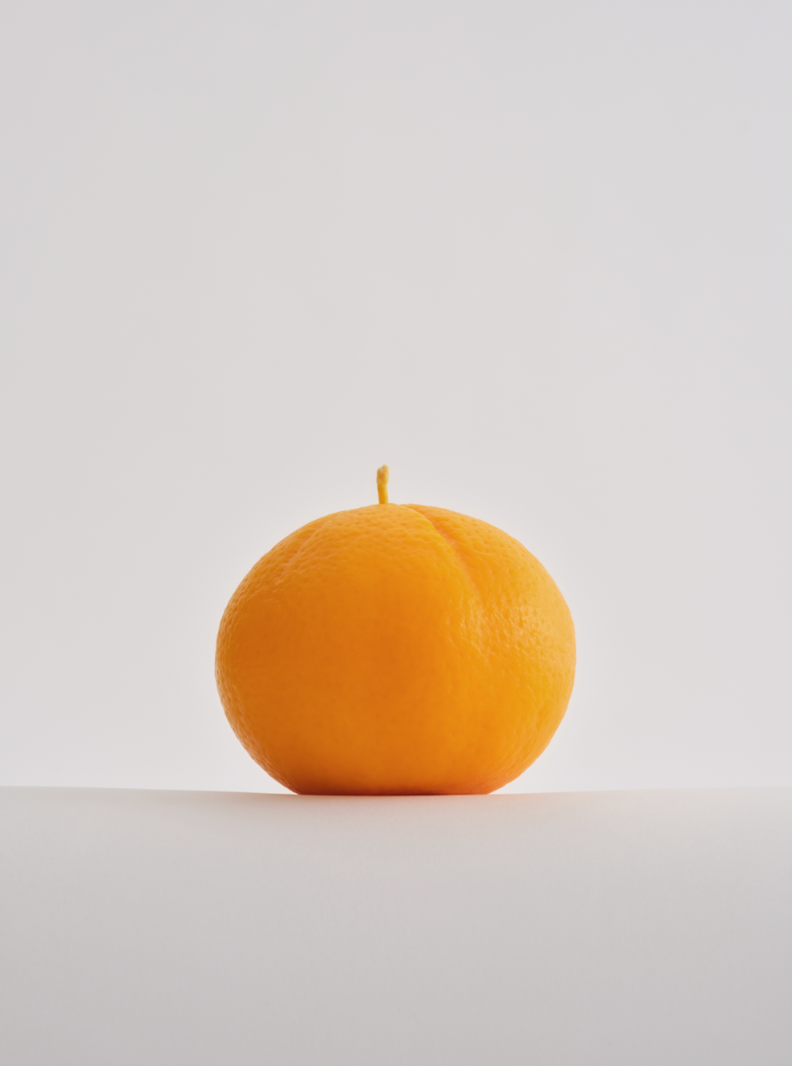 Large Mandarin Candle