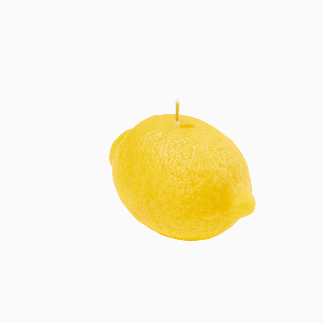 Scented Lemon Candle