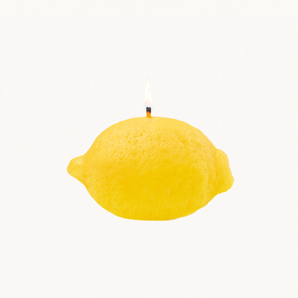 Scented Lemon Candle