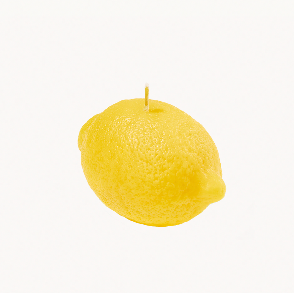 Scented Lemon Candle