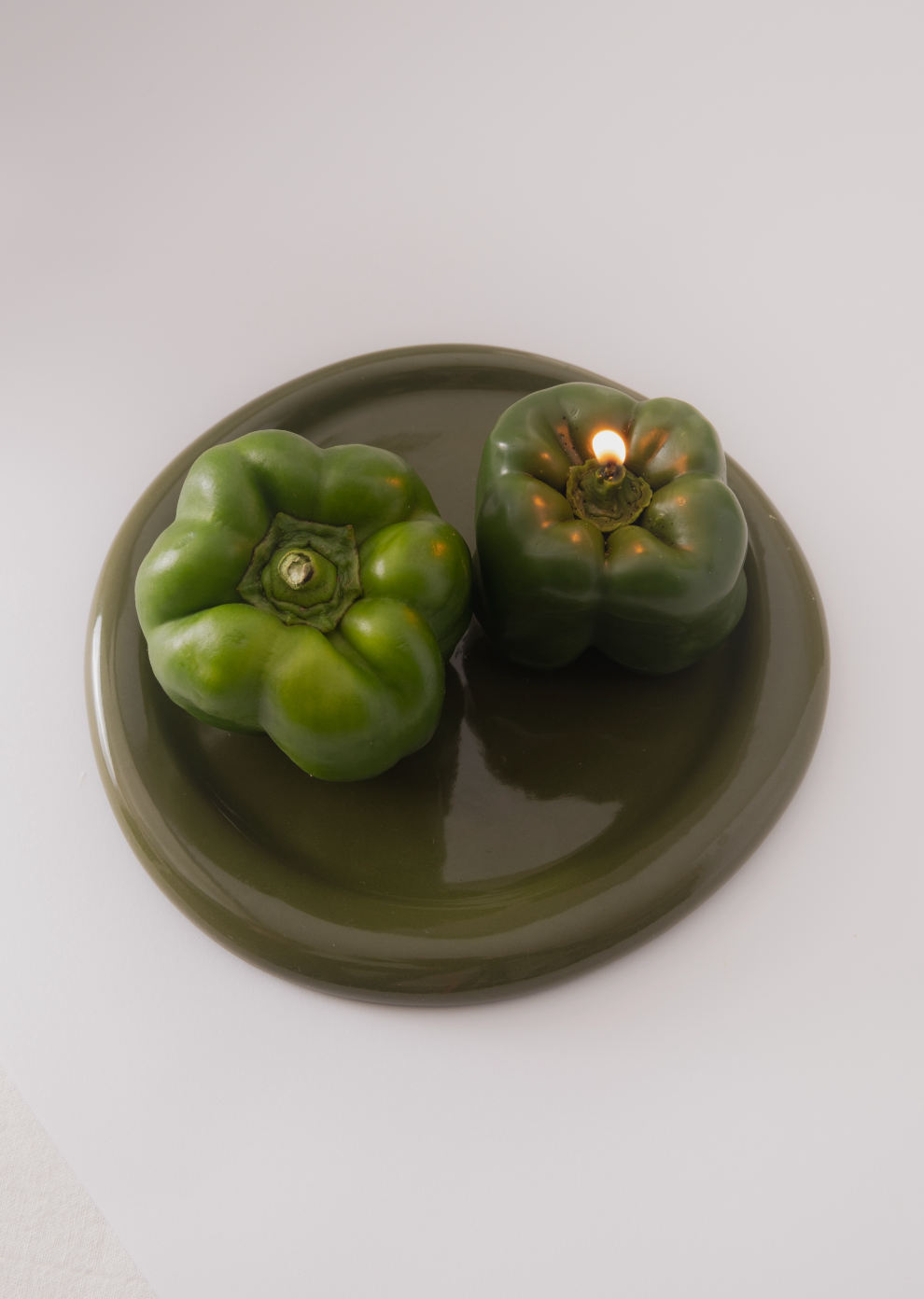 Green Capsicum Candle